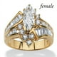 thumbnail image 4 of Elegant Stainless Steel Double Row Zircon Ring for Engagement and Wedding - Perfect for Fashionable and Romantic Women, 4 of 4