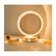 thumbnail image 1 of Lampara De Mesa Moderna Inalámbrica Usb Circulo Dorado, 1 of 3