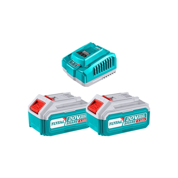 Kit Total 20v 2 Baterias 4 0ah+carg Tfbcpk2013 7