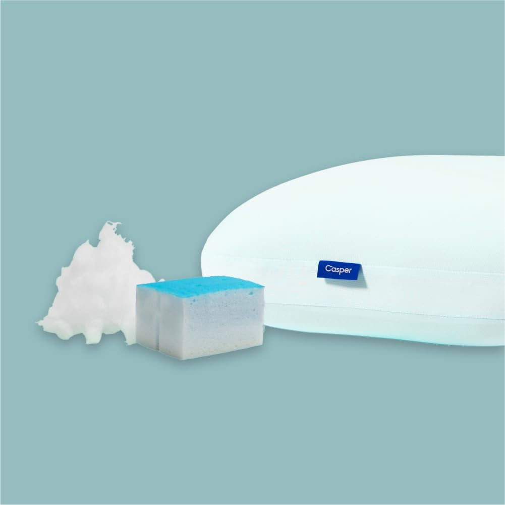 Almohada Casper Sleep Hybrid Snow, Tamaño Estándar, Blanca