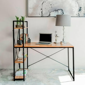 Pandalino - Escritorio Riccardo 120Cm | Minimalismo Y Funcionalidad Cafe