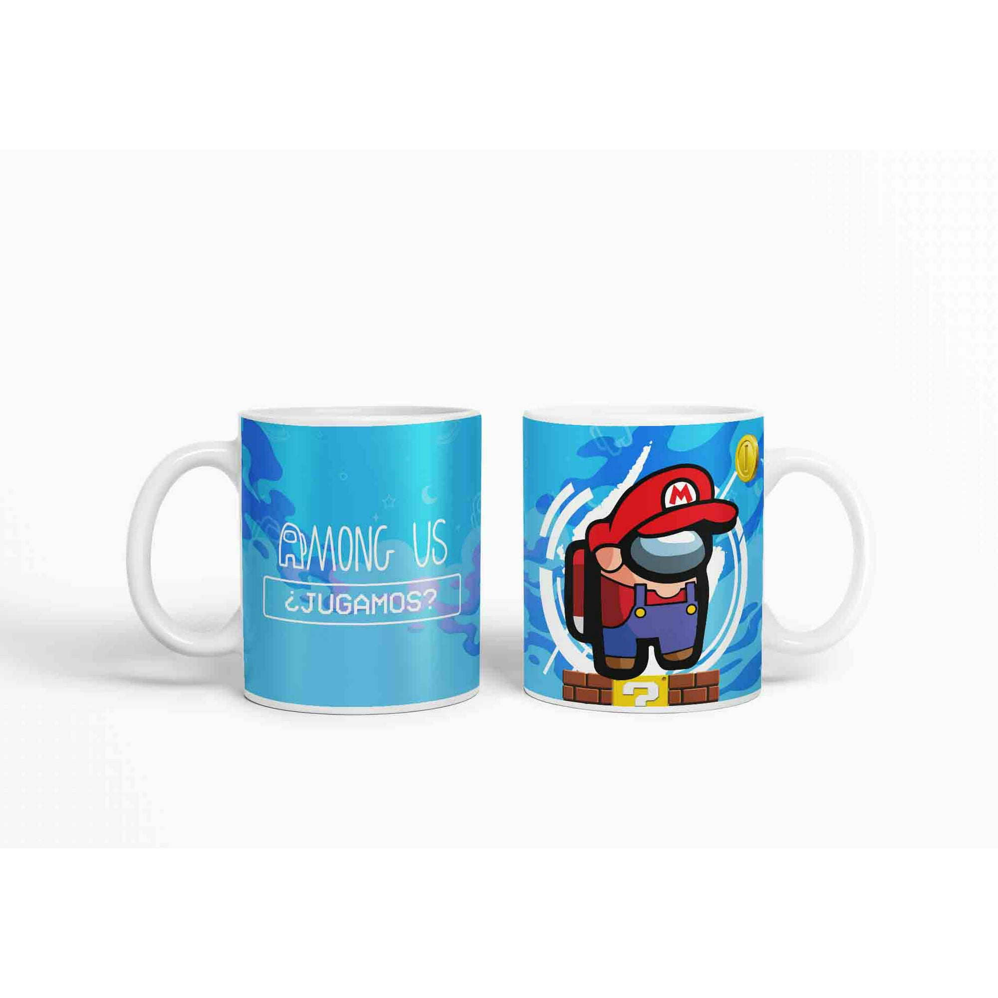Mundo Textil - Taza Among Us Mario Bros D16 (320ml)
