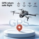 thumbnail image 5 of Drone GPS QAONIE K19 con controlador de pantalla de 4.5 pulgadas, 2 baterías, 5 of 6