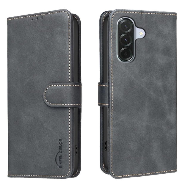 Funda Billetera para Samsung Galaxy S26 Protección RFID y Soporte Ajustable Negro