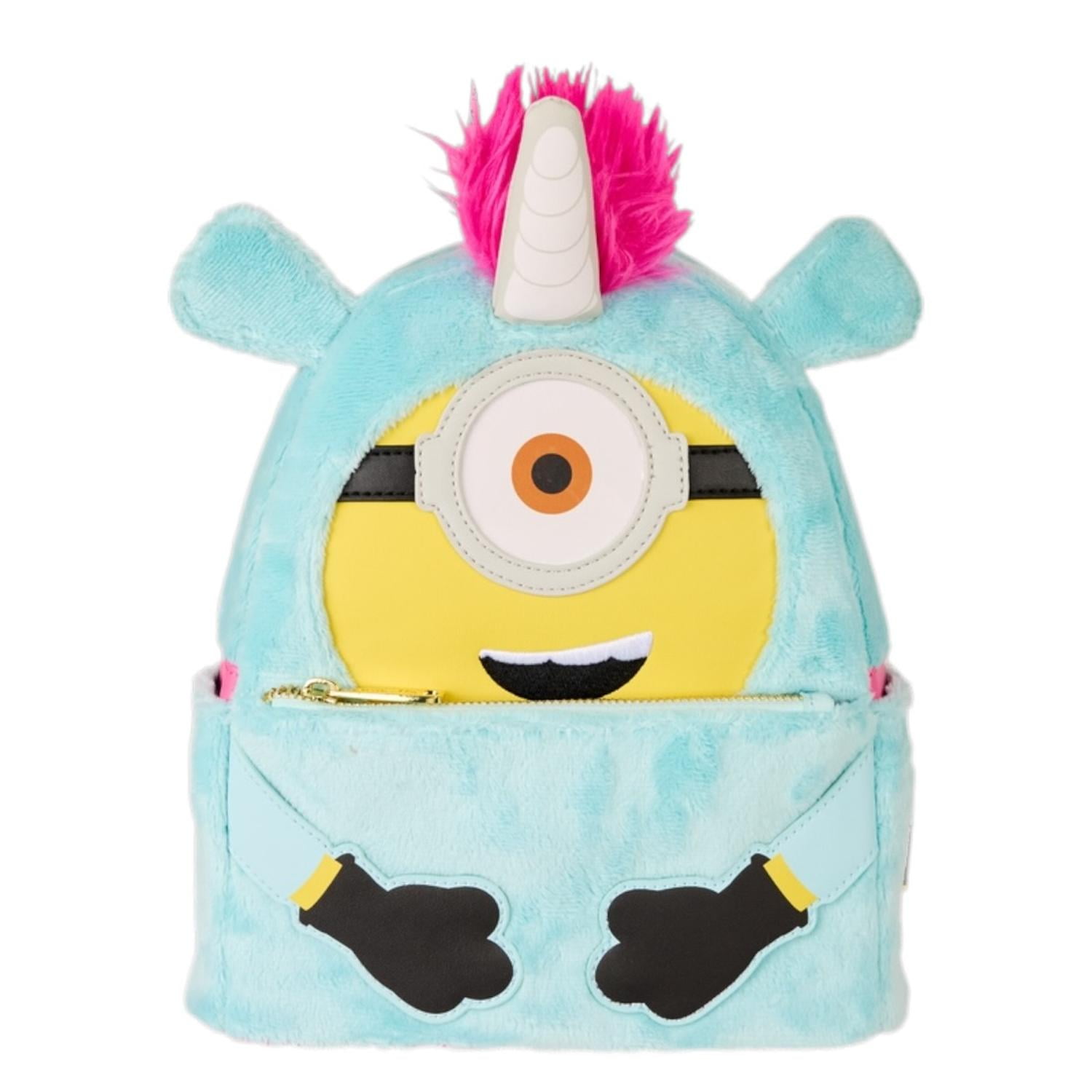 Mochila Mini Loungefly Minions Fluffy Unicorn