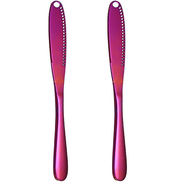Cuchillo mágico para untar y rizar mantequilla: riza tu mantequilla fácilmente de diferentes maneras