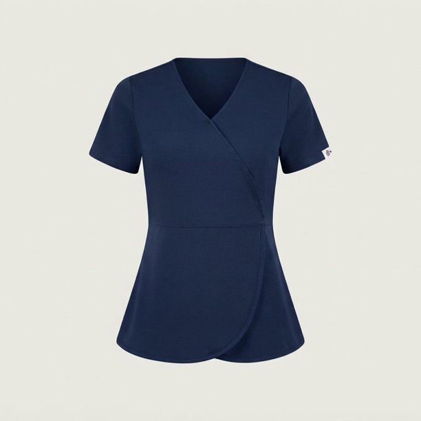 Delantal Mujer Tulipán elasticado SIN CIERRE. Azul Marino