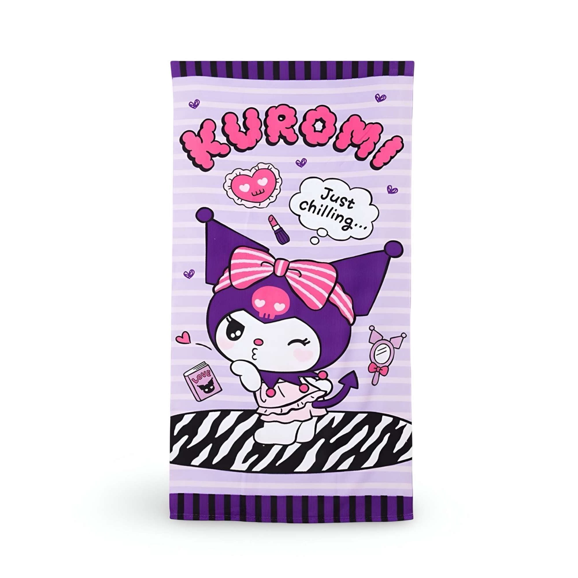 Mashini - Toalla De Baño Playera Microfibra Kuromi