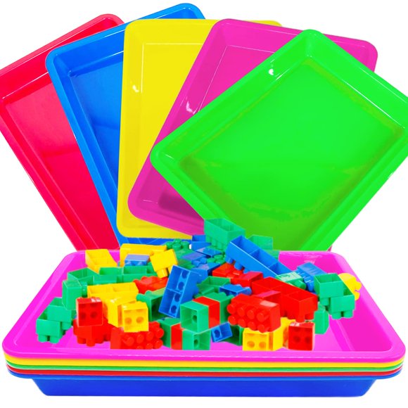 Bandejas de Arte Eerrhhaq Pack de 10 36x25 cm Multicolor
