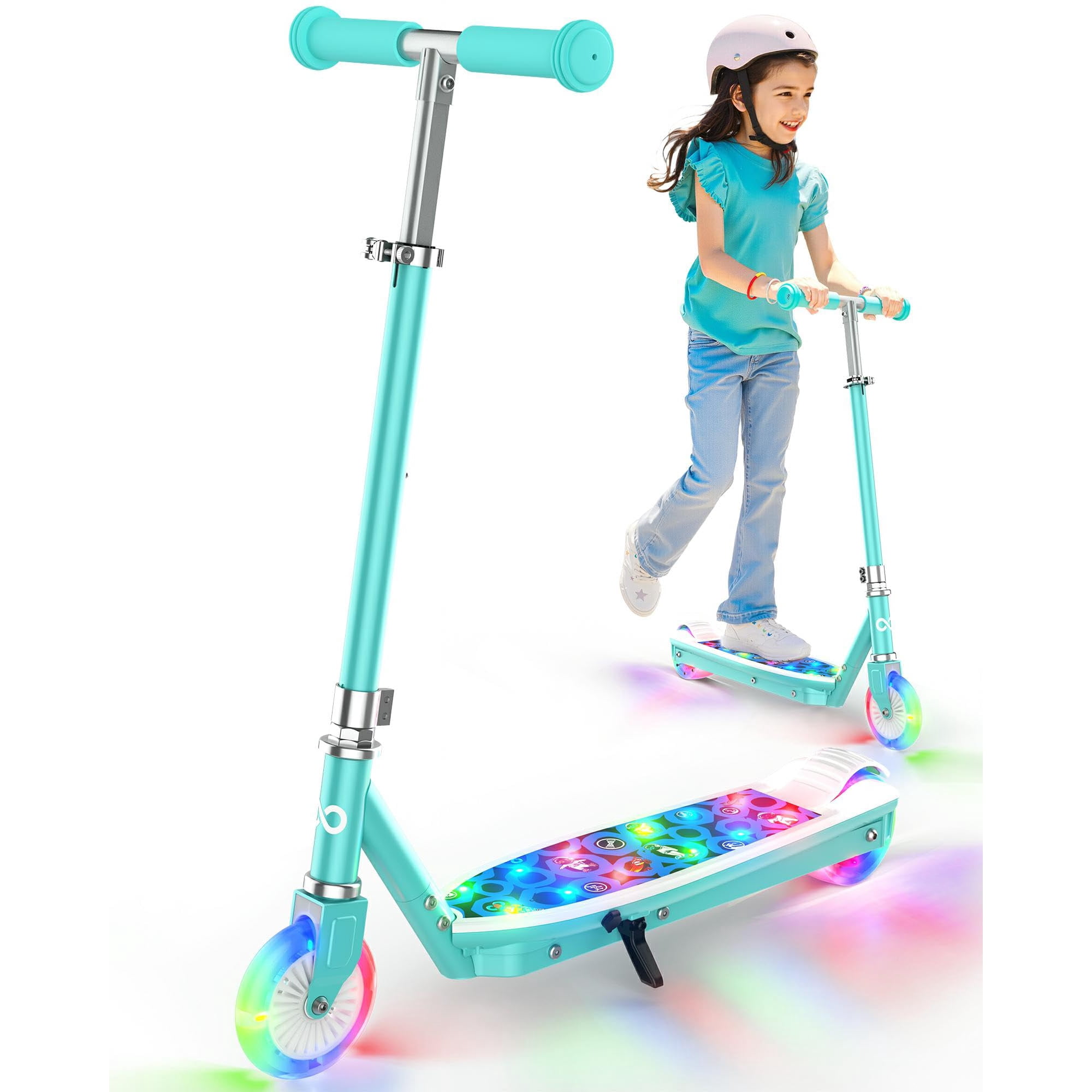 Scooter Eléctrico Para Niños Gyroor Ks2, 5 Mph, Luces Led