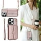 thumbnail image 2 of Crossbody PU Leather Wallet Case For IPhone 14 13 12 Mini 11 Pro X XS Max XR 8 7 SE 2020 2022 Card Slots Magnetic Lanyard Phone Cover, 2 of 3