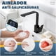 thumbnail image 4 of Llave Monomando Lavaplatos Alta 360° Griferia Acero Inox 304 Negro Mate, 4 of 11