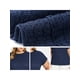 thumbnail image 5 of GRACIA Y GRANDEZA Blusa de Verano para Mujer Talla Grande Punto de Canalé Cuello Barco Manga Raglán Suelta Blusas Casuales Huecas 4X Azul Marino, 5 of 6