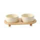 thumbnail image 1 of Cuencos De Comida Para Gatos, Plato De Cerámica Liso Para Gatos, Cuencos Para Perros Para Comida, Gatos Mayores De Interior, Color Beige, 1 of 5