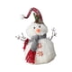 thumbnail image 2 of Adorno Navideño De Muñeco De Nieve Para Ventana De Vacaciones, Estante Para Sala De Estar, Sombrero Rojo Pequeño, 2 of 3