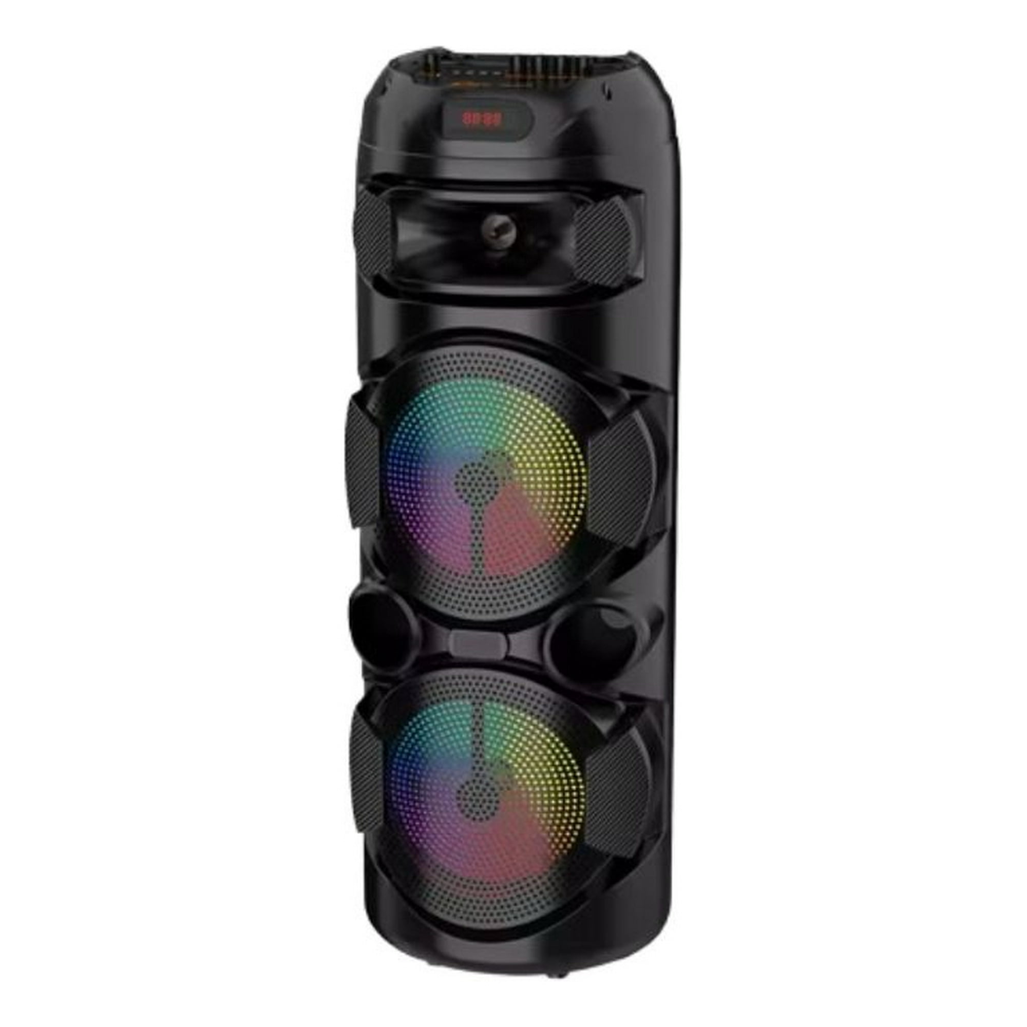 Genérico - Parlante Inalambrica Bluetooth Led+microfono Portatil Lau