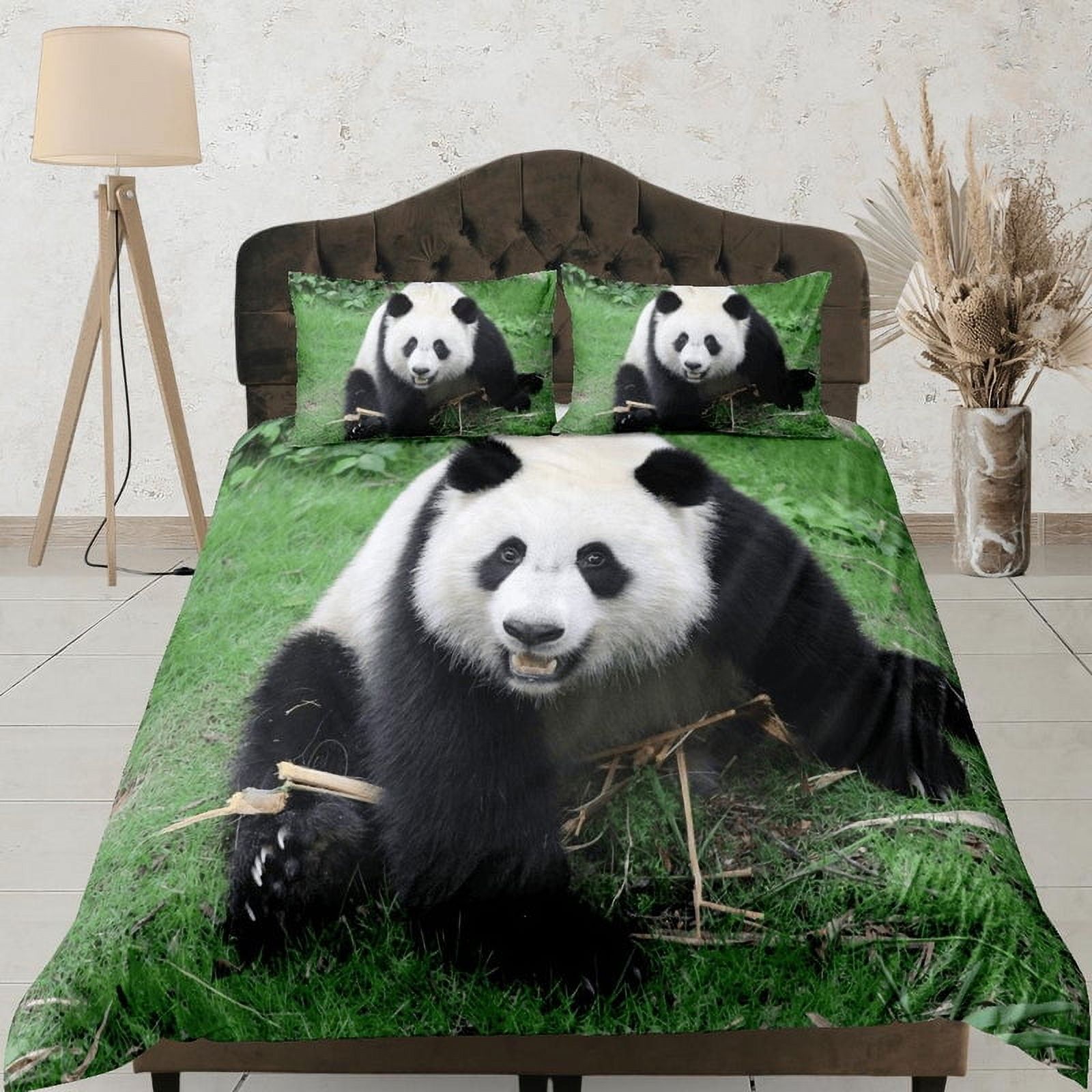 Milsleep - Juego De Funda Nórdica Para Niños Con Forma De Panda Juguetón, Juego De Cama Full, King, Queen, Dormitorio