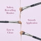 thumbnail image 5 of Set de brochas BK BEAUTY ANGIE HOT & FLASHY Viral, 7 unidades, para maquillaje, 5 of 7
