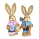 thumbnail image 3 of 1 Par De Muñecos De Figuritas De Conejo De Pascua De Pie, Adornos De 35cm, Aspecto Encantador, 3 of 5
