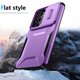 thumbnail image 5 of Funda Resistente para Samsung Galaxy S25 FE con Tapa Deslizante y Protección Militar Morado, 5 of 6