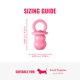 thumbnail image 3 of Dog Toy Puppy Binkie Pink Treat Masticable Para Cachorros Pequeños, 3 of 7