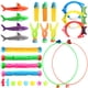 thumbnail image 1 of Juguete de buceo Daisiki Dive Rings, juguetes de piscina para niños con torpedo de tiburón, 1 of 6