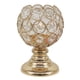 thumbnail image 3 of Candelabros Votivos De Cristal Candelabro Evento De Boda 8.5x11.5cm Dorado, 3 of 5
