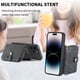 thumbnail image 2 of Funda Tipo Cartera con Correa Cruzada para iPhone 14 Pro Max Protección Contra Golpes Negro, 2 of 5