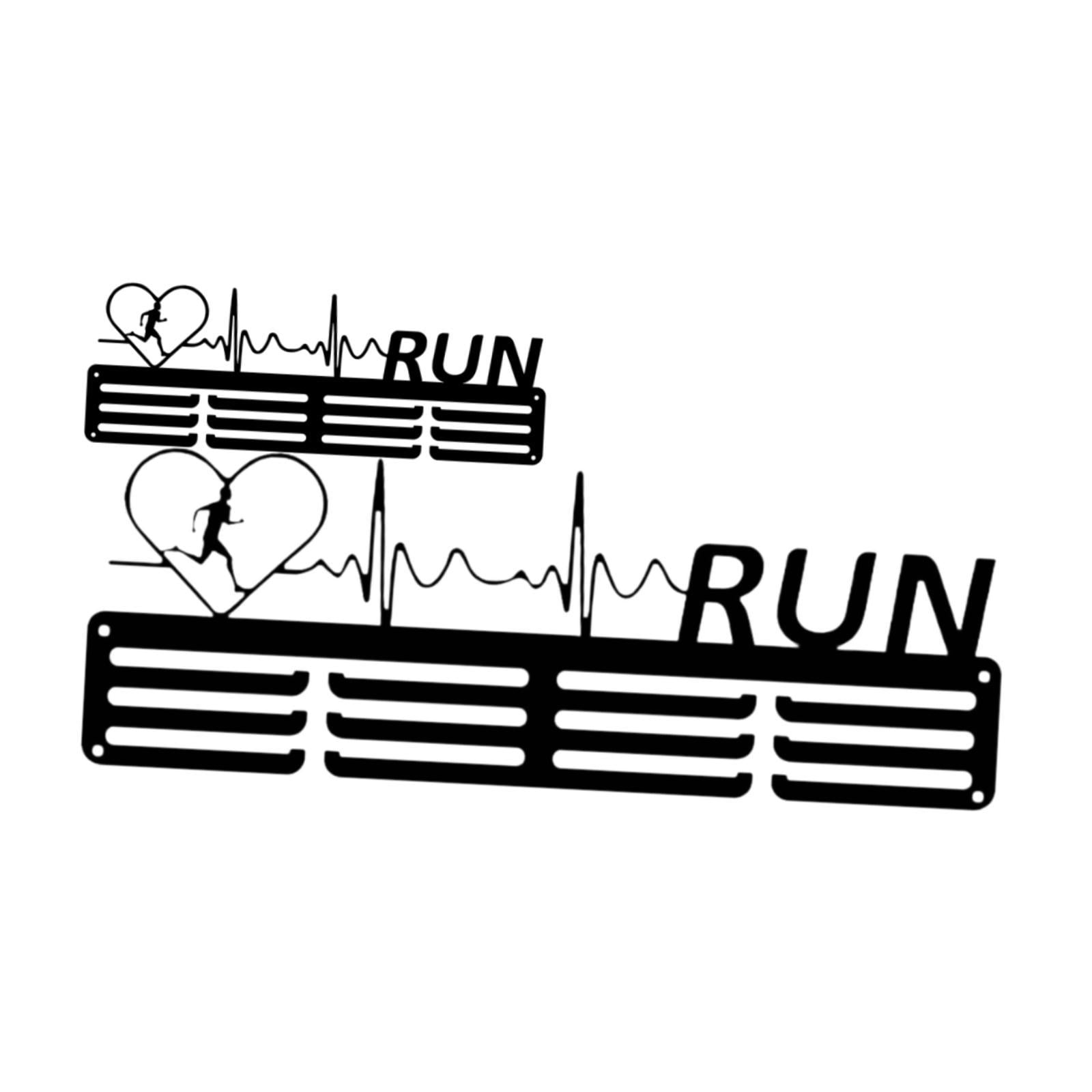 Bothyi - Perchero De Hierro Para Medallas De Carreras, Soporte Para Exhibir Medallas De Carreras, Medallas Deportivas, Estilo A