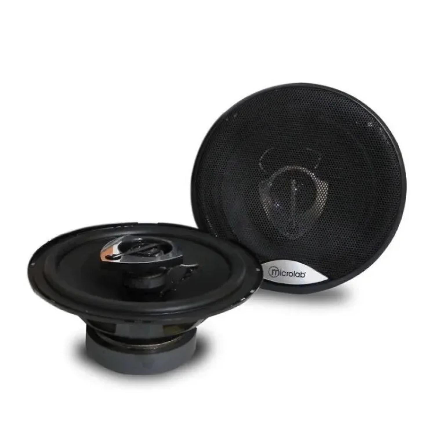 Microlab - Pack 2 Parlantes 6.5" 16cm Para Automovil Negro 8987 Mlab