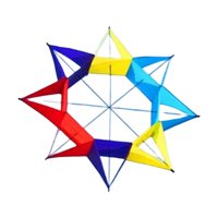 Magideal - Dragón De Altura, Dragón Hexagonal Popular, Decoración Práctica, Colorida, Estable, Cometa Creativa, Gran Cometa Para Actividades De Estacionamiento,