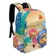 thumbnail image 2 of Team Umizoomi-theme Backpack, Campus style schoolbag Bookbag with Adjustable Shoulder Straps And Large Zip Compartment, Unisex Travel Bags.42x30x15cm, 2 of 6