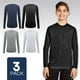 thumbnail image 1 of Pack 3 Camiseta Bambú Manga Larga Primera Capa Niño Polera Colores Surtidos, 1 of 9