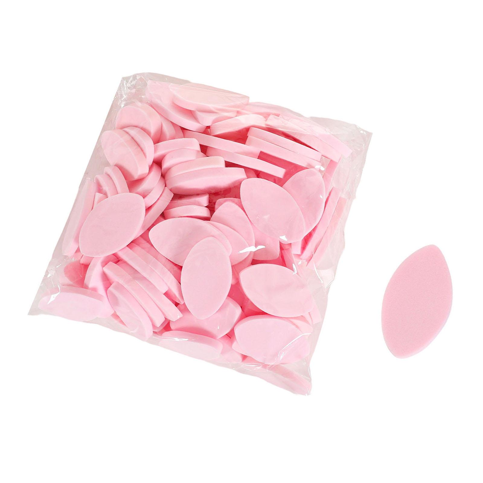 Magideal - 100 Piezas De Almohadillas De Extensión De Pestañas, Esponja De Práctica De Pestañas, Herramientas De Entrenamiento, Accesorios Cosméticos, Cómodos Y Rosa