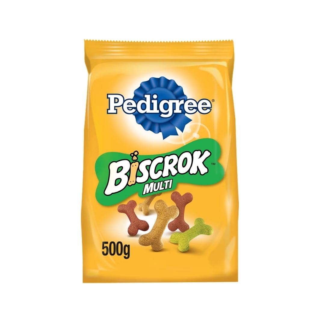 Caja Galletas Pedigree Biscrok Multi 500 Grs. (4 Un.)