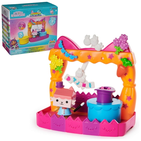 Playset Gabby's Dollhouse Baby Box Talent Show Balcony, 8 unidades