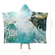 thumbnail image 2 of La Leyenda de Zelda Manta Capa con Capucha Anti-Bolitas, Manta de Lana Ártica Suave, Manta Portátil de Felpa Ligera y Lujosa, Poncho para Siesta en Casa y Oficina, 100*130cm, 2 of 6