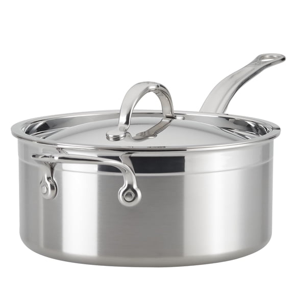 Cacerola Hestan de 4 L de Acero Inoxidable para Inducción