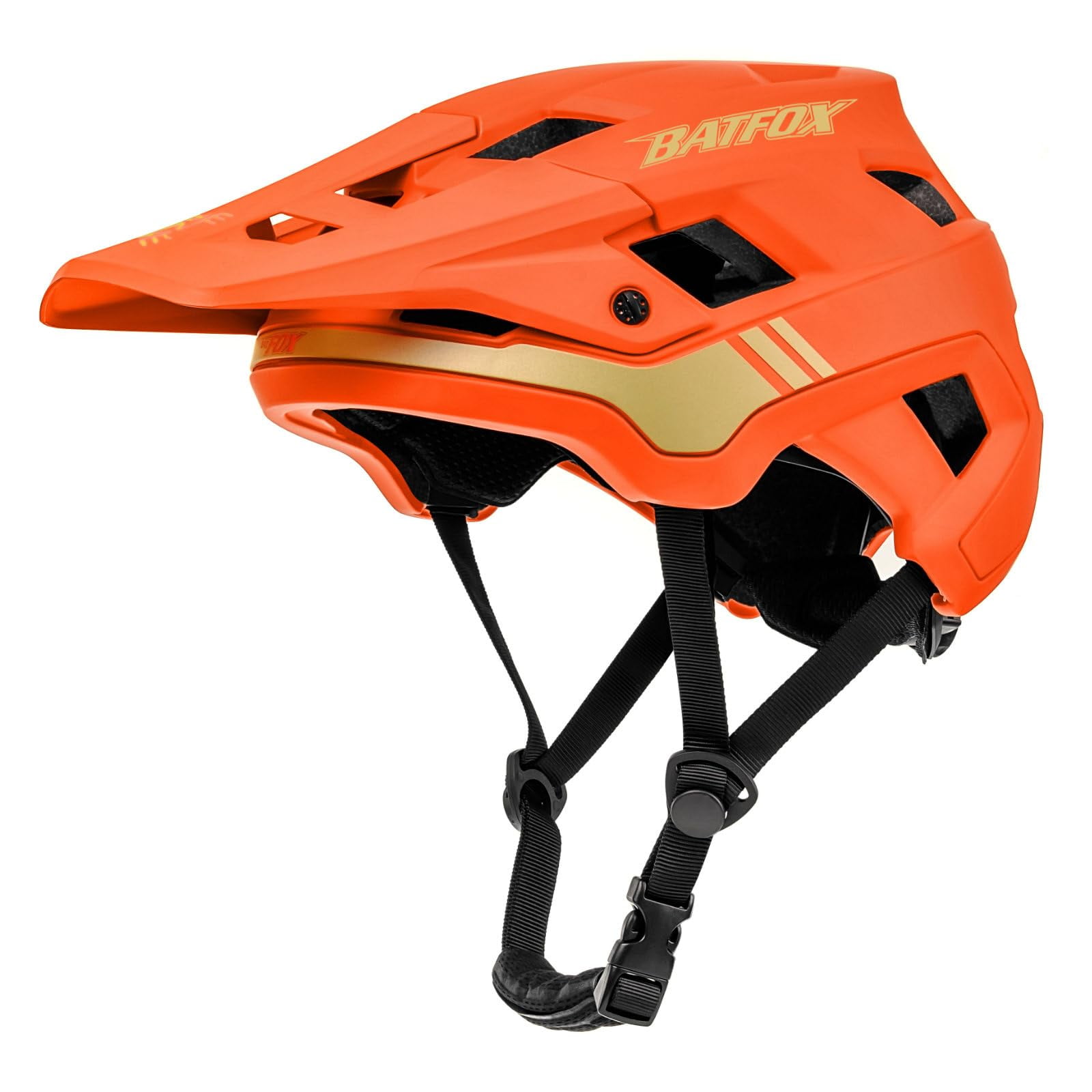 Casco Para Bicicleta Batfox La303 Naranja Xl 61-63 Cm