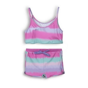 Traje De Baño Niña Lila Pillin