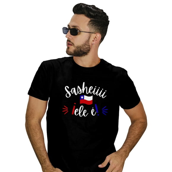 Polera Talla XXL diseño frases chilenas D9 - Hombre