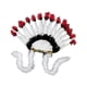 thumbnail image 2 of Tocado De Plumas, Sombrero Indio, Tocado Para Fiesta De Actuación, Disfraz De Carnaval, Estilo A, 2 of 3