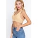 thumbnail image 4 of Top De Suéter Corto Texturizado Sin Mangas Cuello V Cc Clothing Amarillo Mantequilla L, 4 of 5