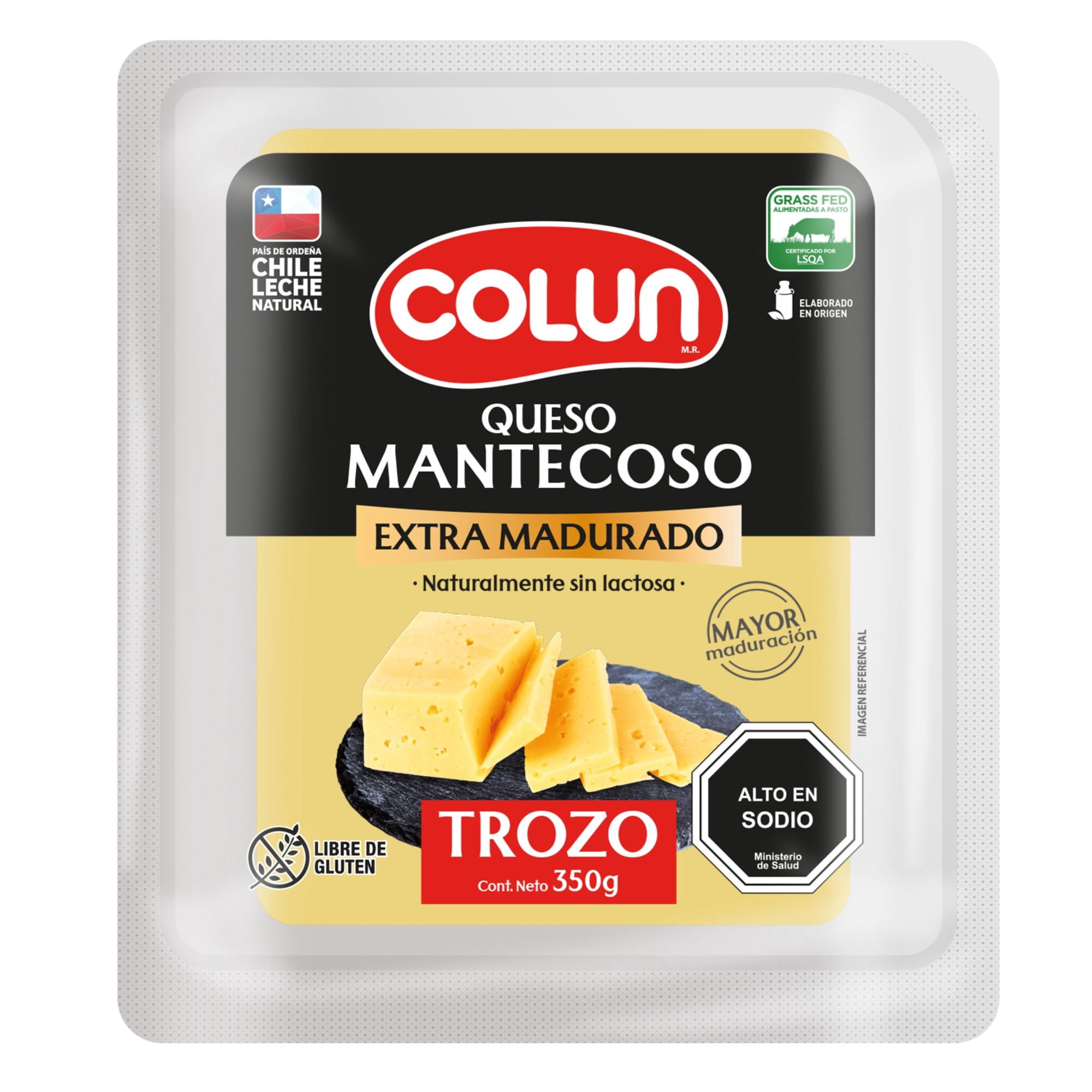 Queso Mantecoso Trozo 350 g Colun