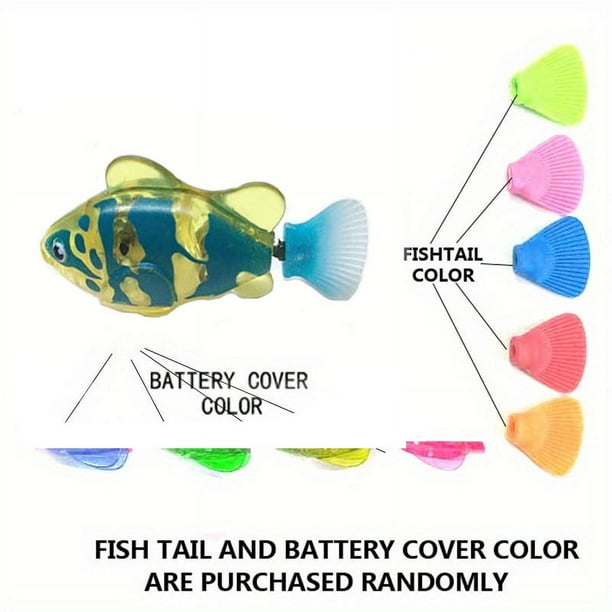Cat Interactive Electric Fish Toy Water Cat Toy For Indoor Play Swimming Robot Fish LED Light Toys