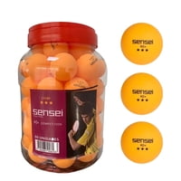 Pelotas De Ping Pong Sensei® 3 Estrellas Frasco 60 Unid.