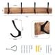thumbnail image 2 of Perchero de pared Yangbaga de madera de acacia con 15 ganchos, 2 of 7