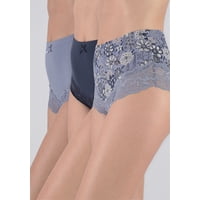 Pack 3X Pantaleta Algodón P3145053-Azu4 Kayser