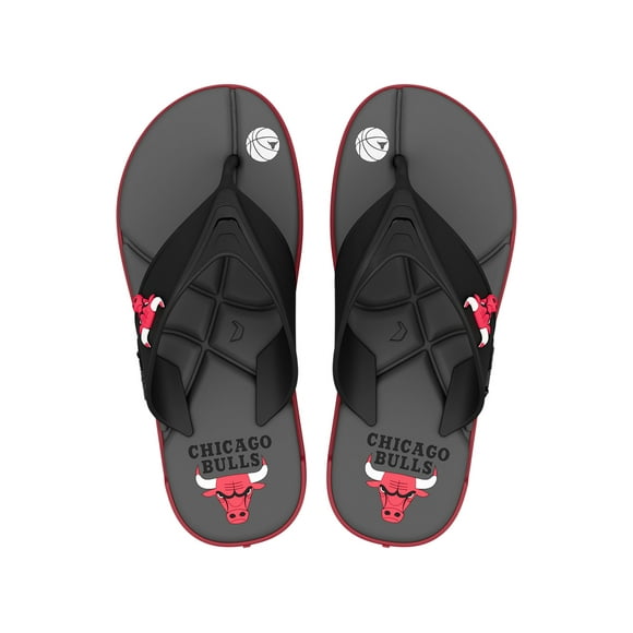 Sandalia Hombre Negro/Rojo Chicago Shot NBA Rider