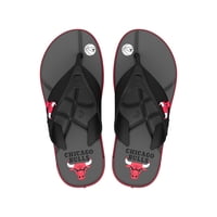 Sandalia Hombre Negro/Rojo Chicago Shot Nba Rider